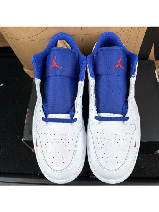 NEW Nike Air Jordan 1 Low “Dodgers” Blue White Gum IQ0400 100 Men Size 13 main image 8